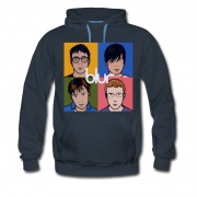 Men's blur band Hoodie