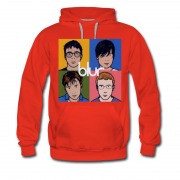 Men's blur band Hoodie