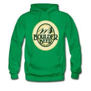 Men's Boulder Beer Mountion View Logo Great Hoodie