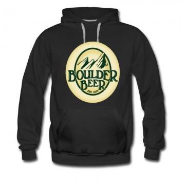 Men's Boulder Beer Mountion View Logo Great Hoodie