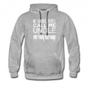 Men's Call Me Uncle Put Text Here Own Style Design Hoodie