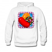 Men's Candy Crush Hot Android Games Hoodie