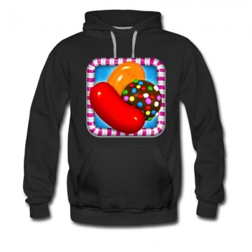 Men's Candy Crush Hot Android Games Hoodie