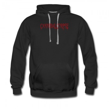 Men's Cannibal Corpse Hotlogo Black Metal Music Hoodie