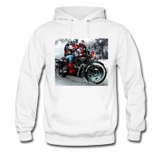 Men's CAPTAIN AMERIKA RIDE BIKE Hoodie
