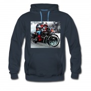 Men's CAPTAIN AMERIKA RIDE BIKE Hoodie