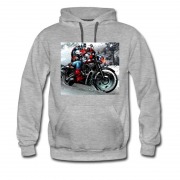 Men's CAPTAIN AMERIKA RIDE BIKE Hoodie