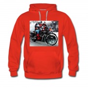 Men's CAPTAIN AMERIKA RIDE BIKE Hoodie