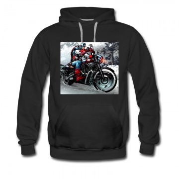 Men's CAPTAIN AMERIKA RIDE BIKE Hoodie