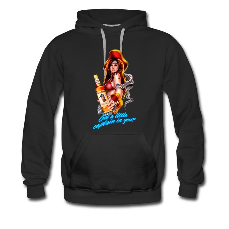 Men's captain morgan sexy ladies Hoodie