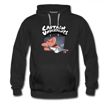Men's Captain Underpants Play My Pants Stretch It Hoodie