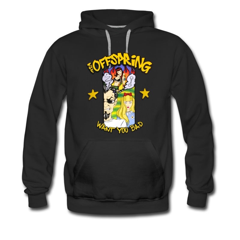 Men's Cartoon Album Want You Bad Hoodie