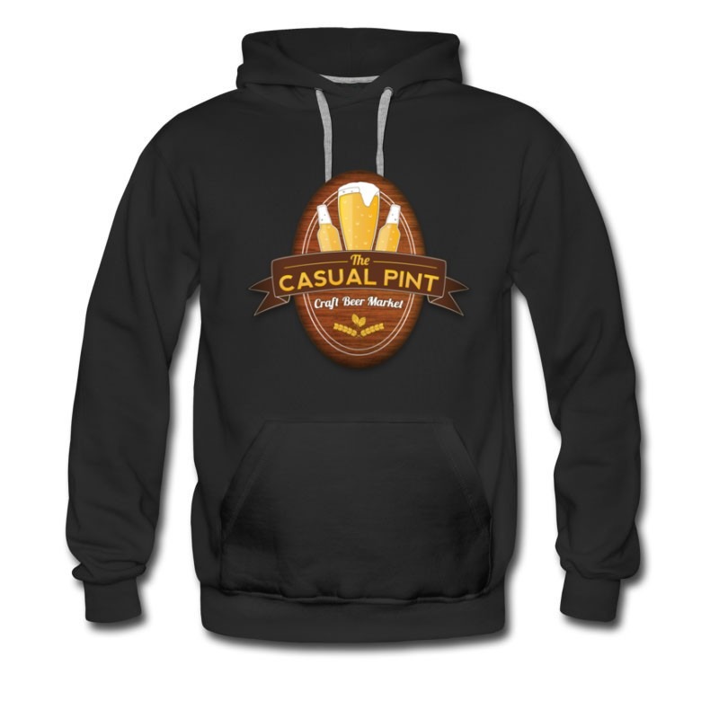 Men's Casual pin Hoodie