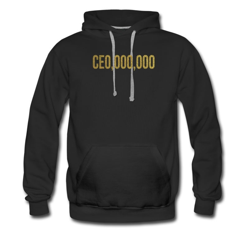Men's Ce0,000,000 Ceo Gold Millionaires Hoodie