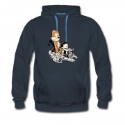 Men's Chewie And Han Calvin And Hobbes Hoodie
