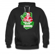 Men's Christmas 2017 New Year Parody Santa Clous Beer Hoodie