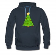 Men's Christmas Tree Awesome Kinda Cute Hoodie