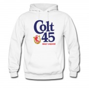 Men's Colt 45 Liquor Malt Style Logo Hoodie