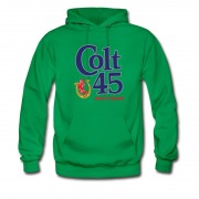 Men's Colt 45 Liquor Malt Style Logo Hoodie