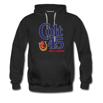 Men's Colt 45 Liquor Malt Style Logo Hoodie