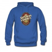 Men's Cool Design Sips,suds And Smokes Hoodie