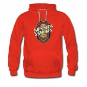 Men's Cool Design Sips,suds And Smokes Hoodie
