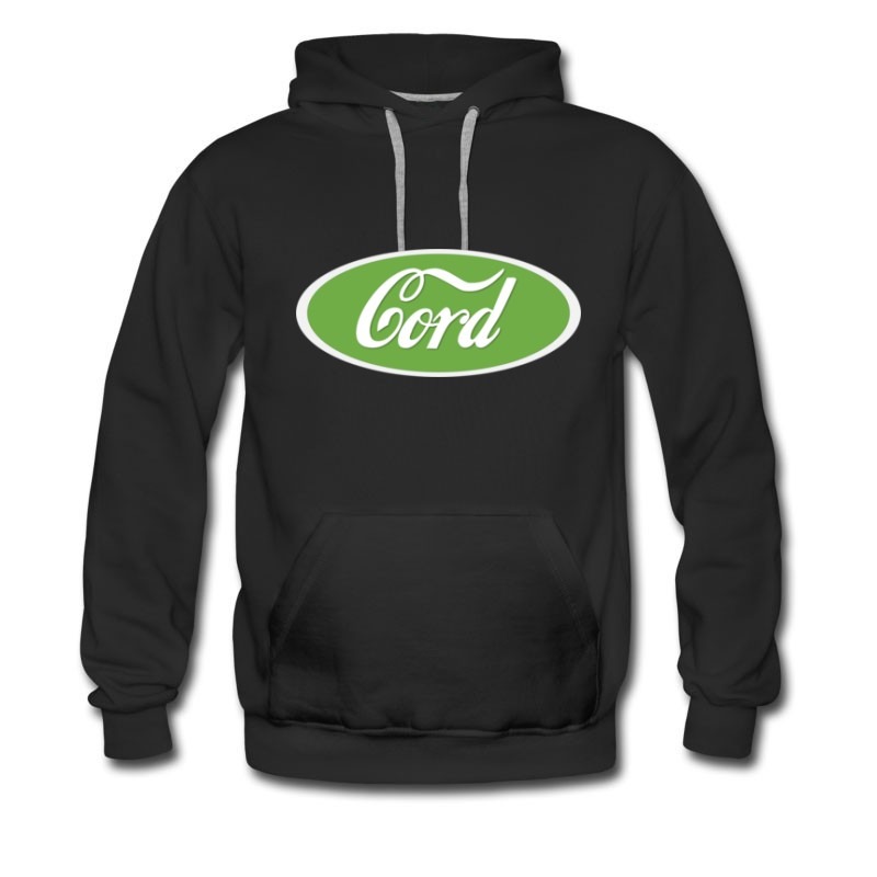 Men's Cord Parody Car Hoodie