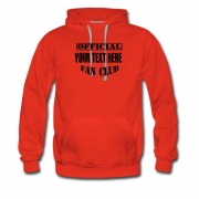Men's Create My Own Text Hoodie