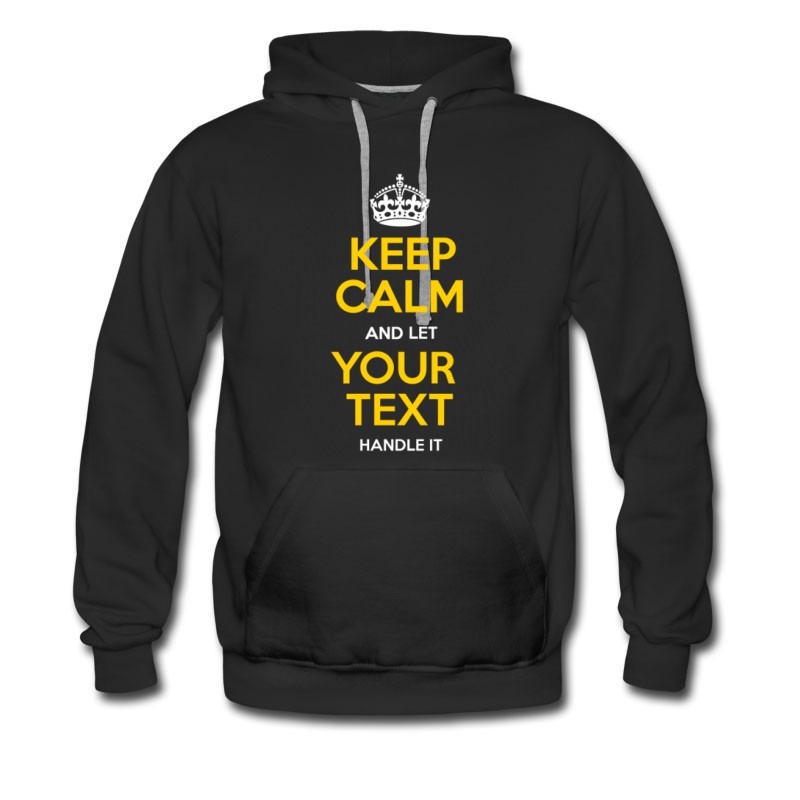 Men's Customize Your Text Hoodie