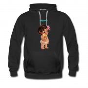 Men's Cute Baby Moana Of The Montunui Hoodie