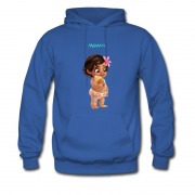 Men's Cute Baby Moana Of The Montunui Hoodie