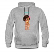 Men's Cute Baby Moana Of The Montunui Hoodie