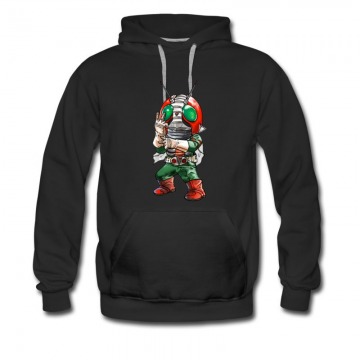 Men's cute masked rider Hoodie