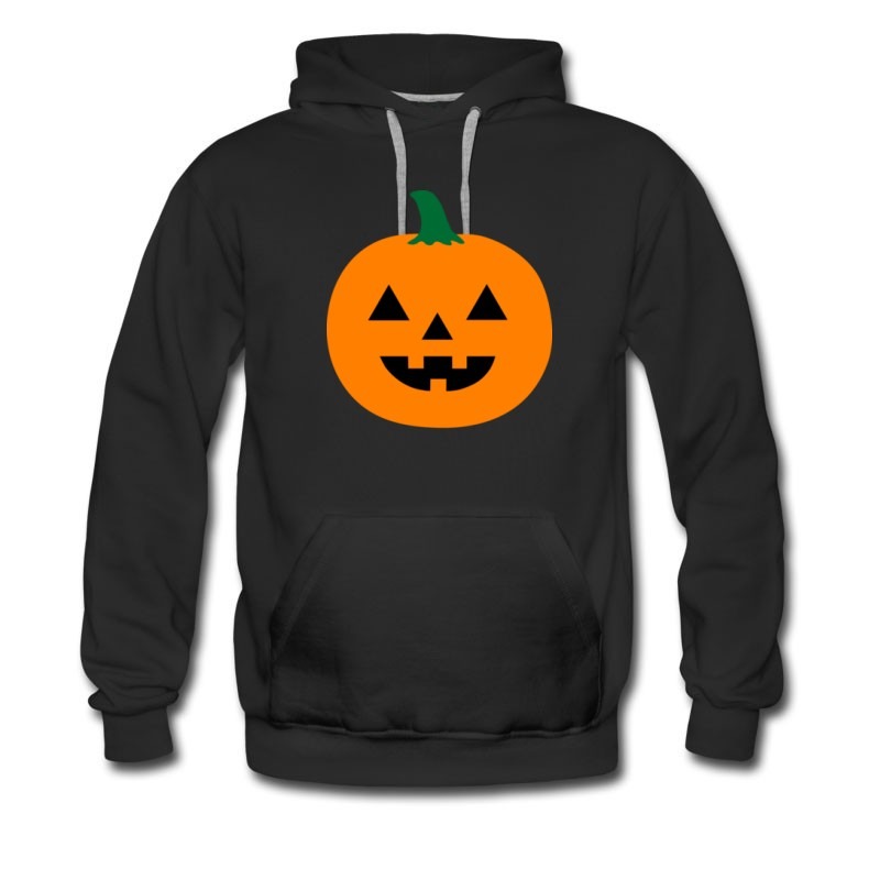 Men's Cute Pumkin Logo Hoodie