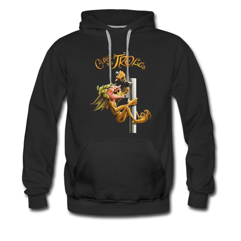 Men's Cuvee Des Trolls Hot Beer Logo Hoodie