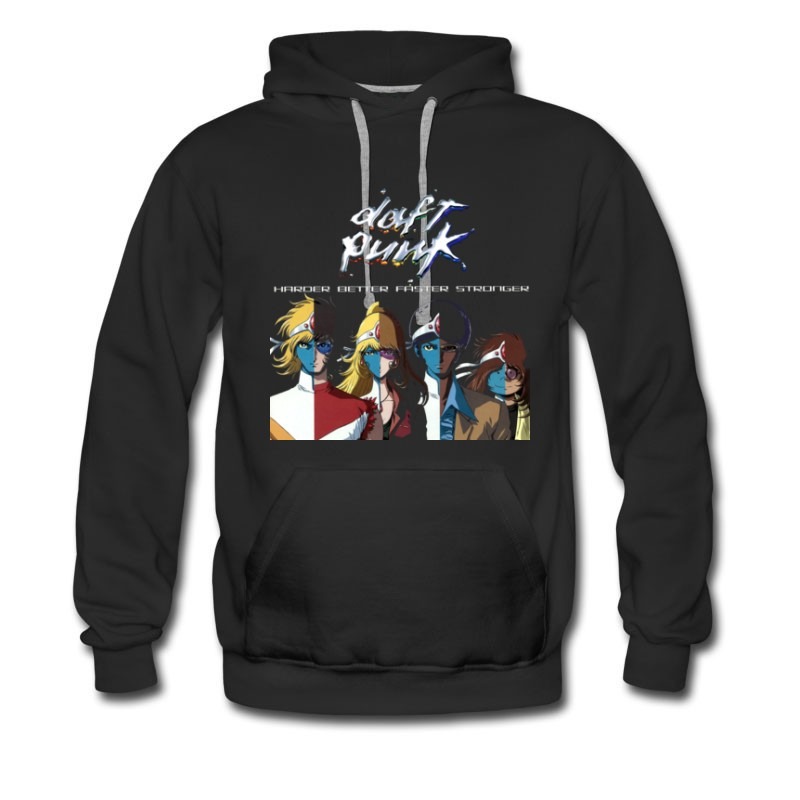 Men's DAFT PUNK HARDER BETTER FASTER STRONGER ALBUM Hoodie