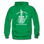 Men's Dead Inside But Caffeinated Hoodie