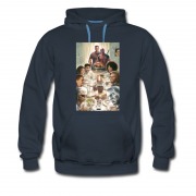 Men's Deadpool Breakfast Time 2018 Poster Hoodie