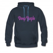 Men's Deep purple Hoodie