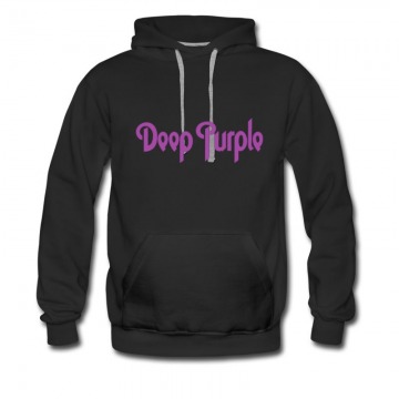 Men's Deep purple Hoodie