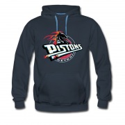 Men's DETROIT PISTONS HORSE LOGO Hoodie