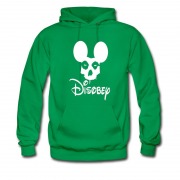 Men's Disobey Disney Skull Mistif Mickey Ear Hoodie