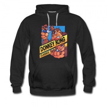 Men's Donkey Kong Classic And Mario Video Games Hoodie