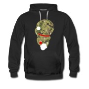 Men's Doraemon Back Side camouflage Hoodie