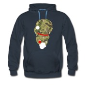 Men's Doraemon Back Side camouflage Hoodie