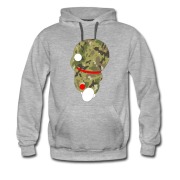 Men's Doraemon Back Side camouflage Hoodie