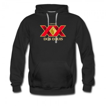 Men's Dos Equis Beer Cerveza X X Logo Hoodie