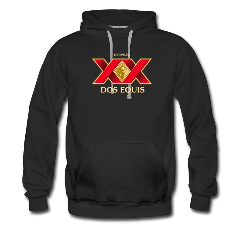 Men's Dos Equis Beer Cerveza X X Logo Hoodie