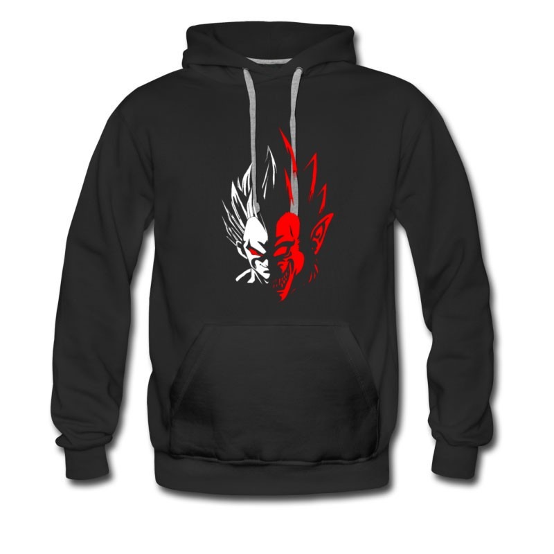 Men's dragon ball transfer bezita Hoodie