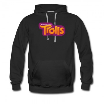 Men's Dreamwork Action Cartoon Troll Loves Parties Hoodie